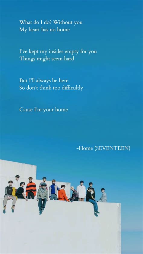 lyrics to you|to you lyrics seventeen.